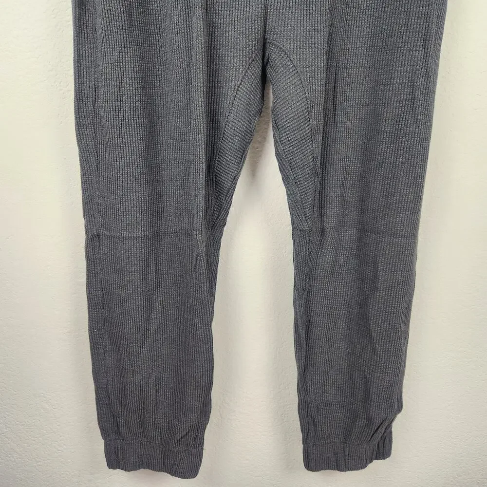 Lunya Restore Thermal Draped Jogger in Mellow Gray Heather Size Small NWOT